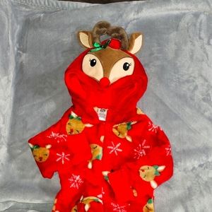 9-12m Fleece Reindeer PJs
